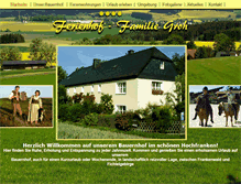 Tablet Screenshot of ferienhof-familie-groh.de